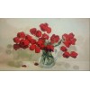 Гобеленовое панно "Алые тюльпаны" (115х70)
