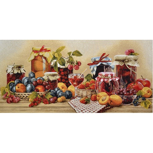 Гобеленовое Панно "Натюрморт с фруктами" (70х35)
