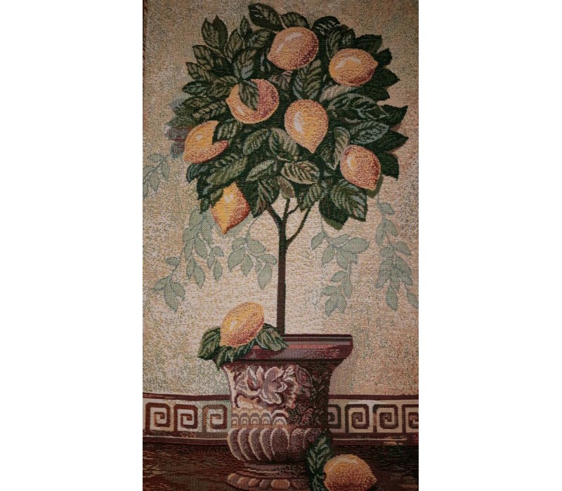 Гобеленовое панно "Лимонное дерево" (32х62)