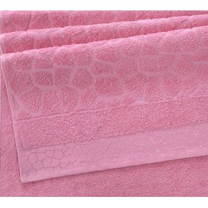Полотенце махровое Феерия ярко-розовый