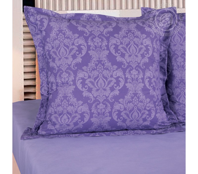 Постельное белье Византия (Фиолетовый), поплин с простыней на резинке