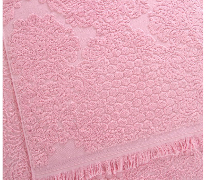 Полотенце махровое Монако розовый