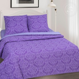 Постельное белье Византия (Фиолетовый), поплин зима-лето