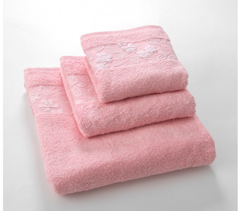 Полотенце махровое Прованс розовый