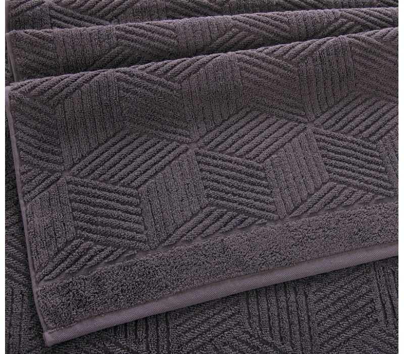 Полотенце махровое Уэльс серый шато
