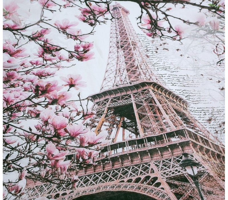 Покрывало стеганое «Весна в Париже», Сатин