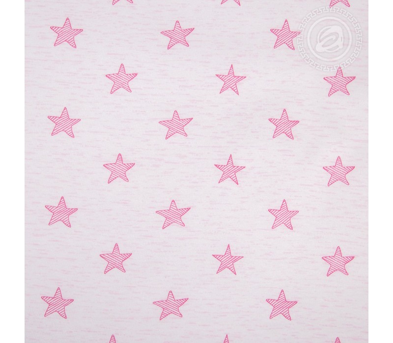 Простыня на резинке Простыня на резинке "Звезды (розовый)" 256