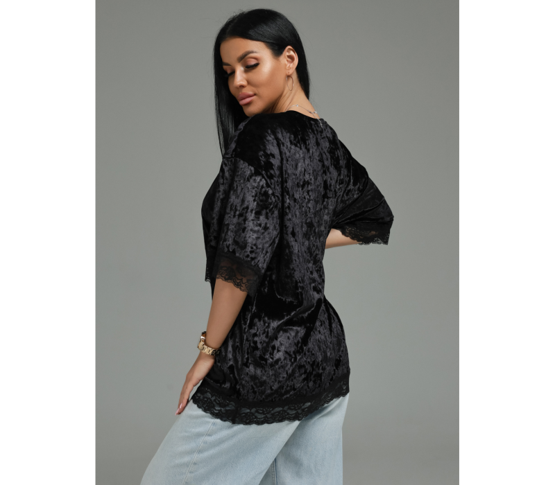 Андреа футболка женская (черный)