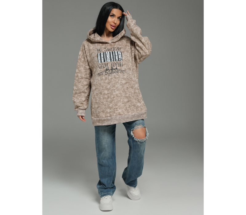 Яхонт худи женское (бежевый варенка)