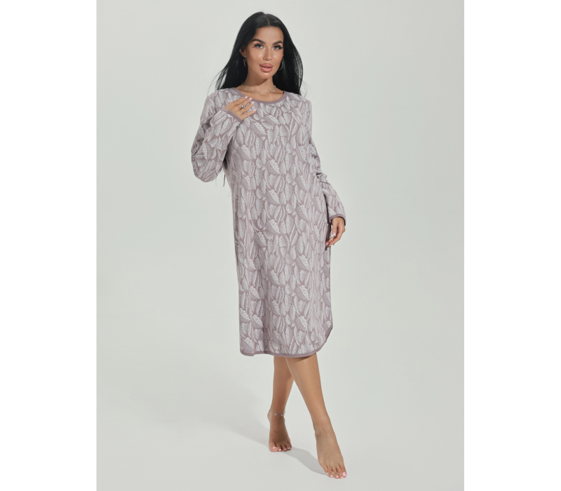 Мелодия плюс сорочка женская (сухая роза)