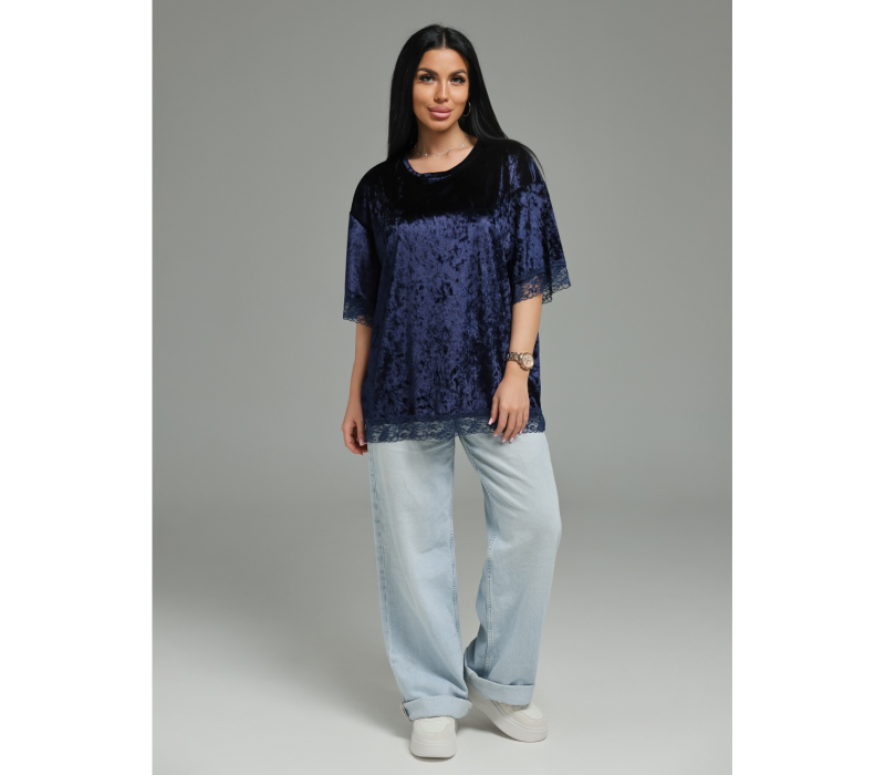 Андреа футболка женская (синий)