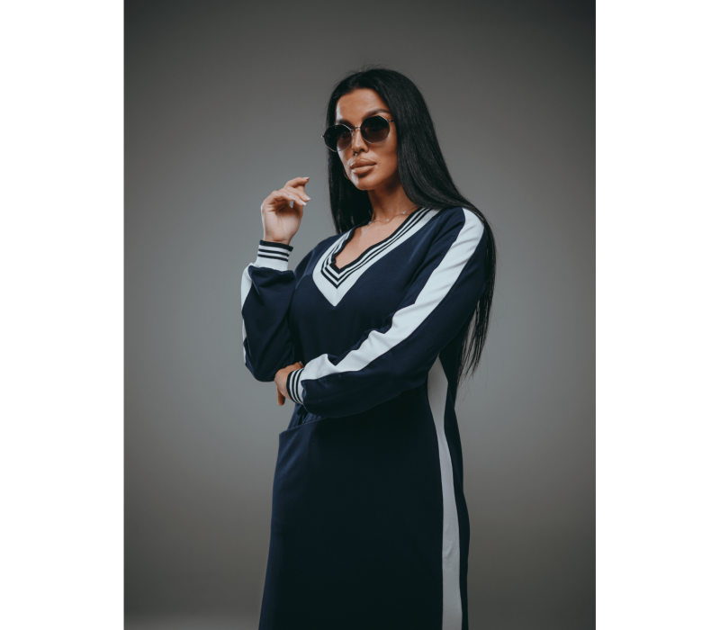 Дебора платье женское (синий)