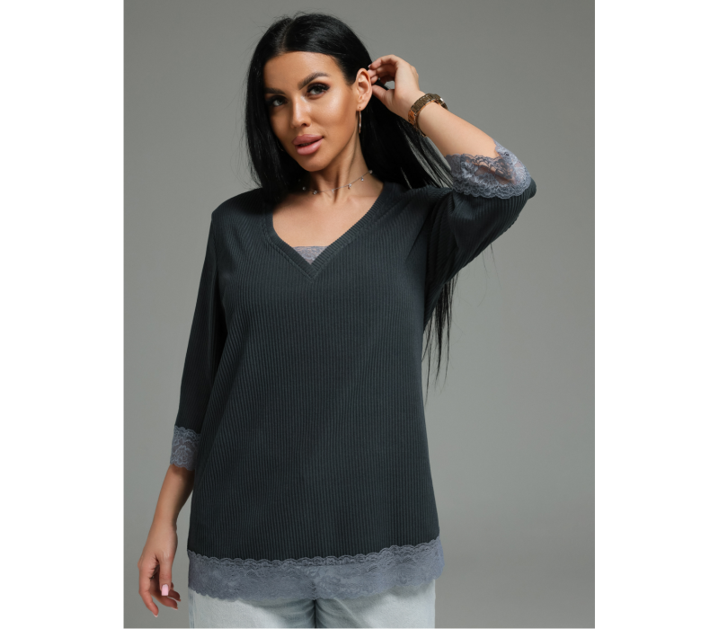 Богемия футболка женская (графит)