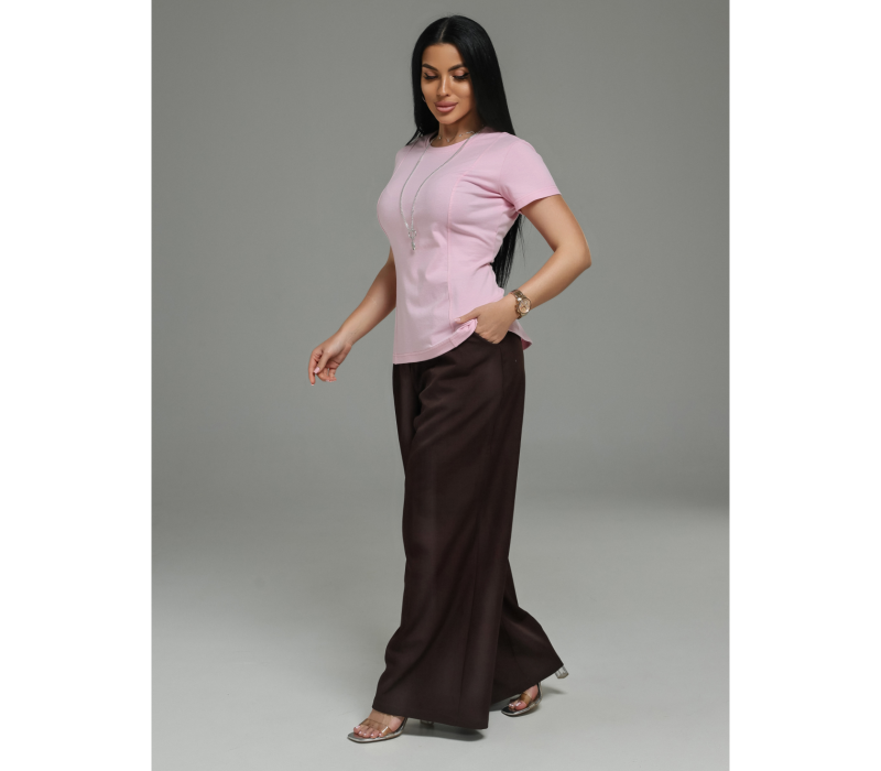 Мода футболка женская (розовый)