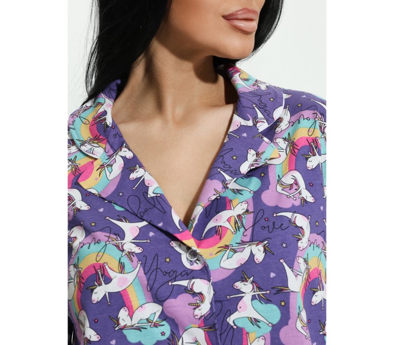 Нимфа пижама женская (фиолетовый)