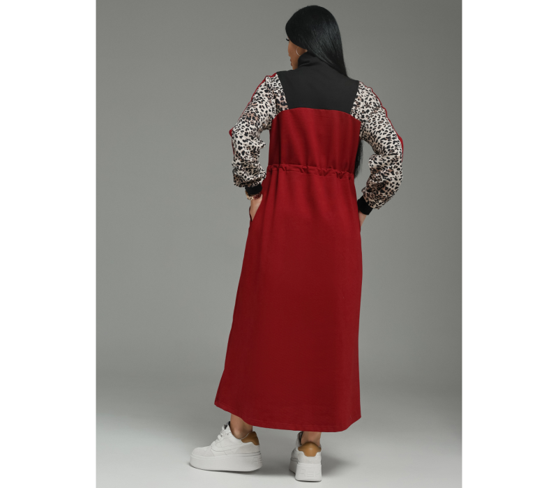 Луиза платье женское (бордо)