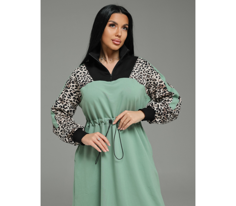 Луиза платье женское (оливковый)