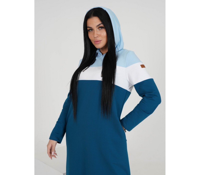 Хадижа платье женское (голубой)