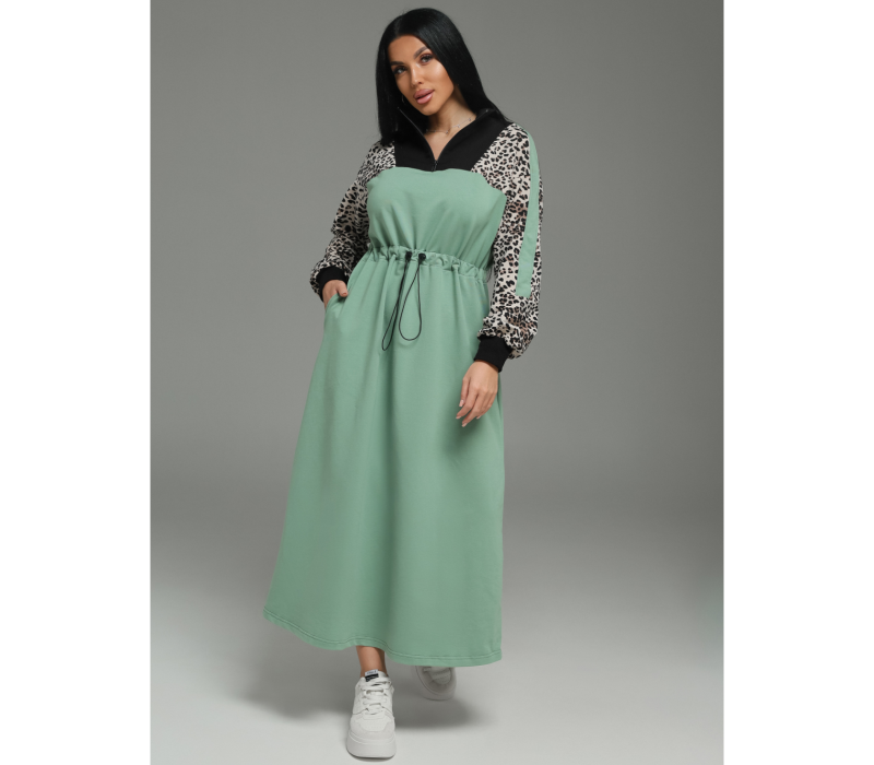 Луиза платье женское (оливковый)