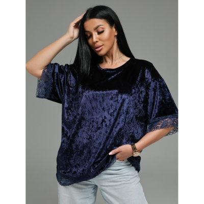 Андреа футболка женская (синий)