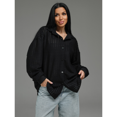Стелла рубашка женская (черный)