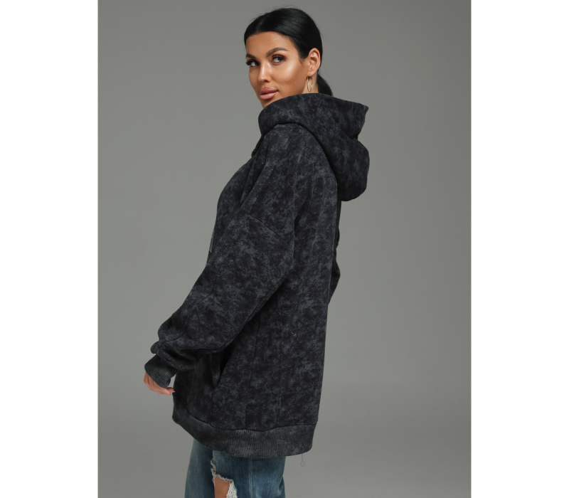 Яхонт худи женское (серый варенка)