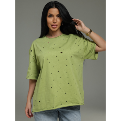 Винтаж футболка женская (салатовый)