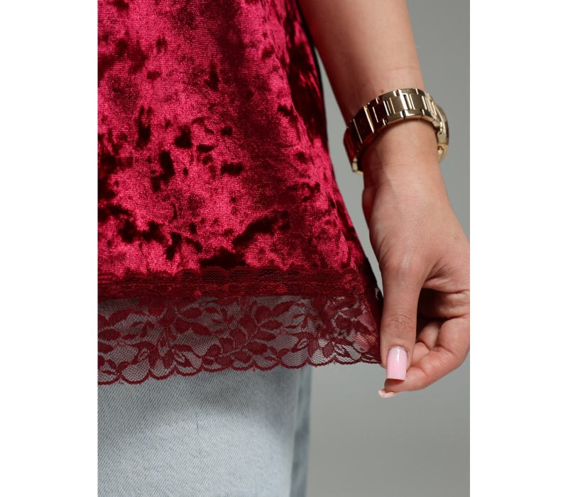 Андреа футболка женская (бордо)