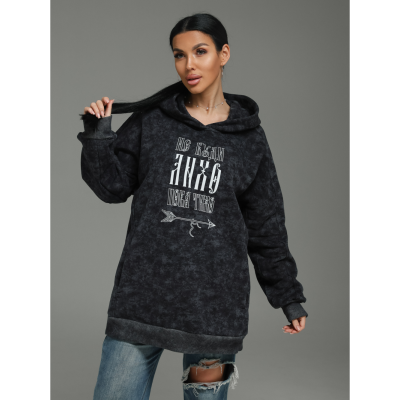 Яхонт худи женское (серый варенка)