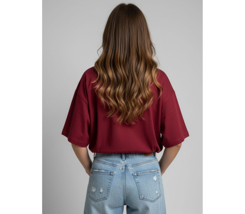 Анита-2 футболка женская (бордо)