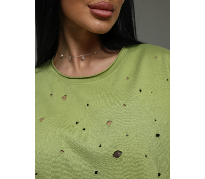 Винтаж футболка женская (салатовый)