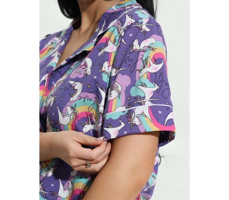 Нимфа пижама женская (фиолетовый)