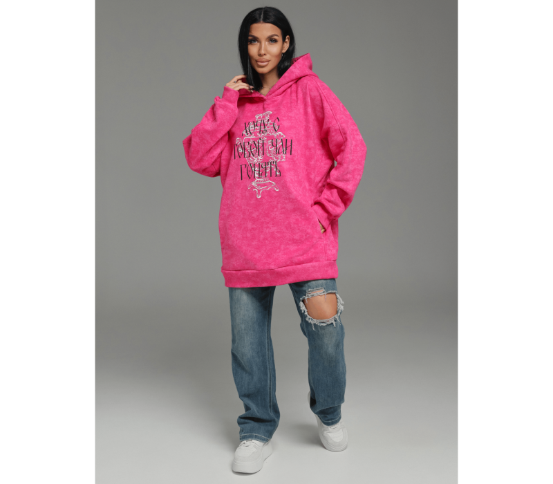 Яхонт худи женское (розовый варенка)