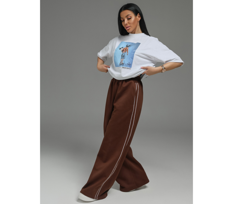 Дуэт брюки женские (коричневый)