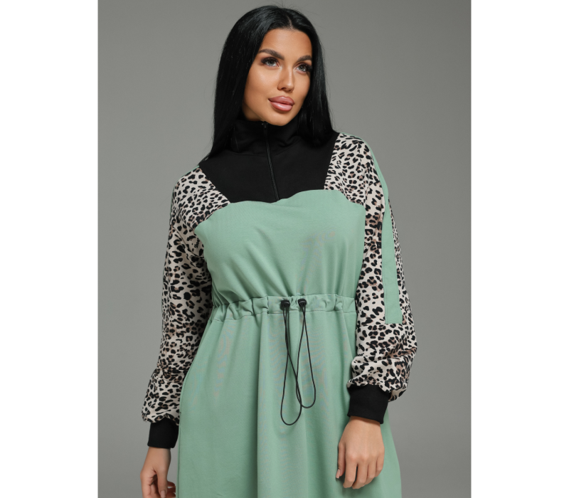 Луиза платье женское (оливковый)