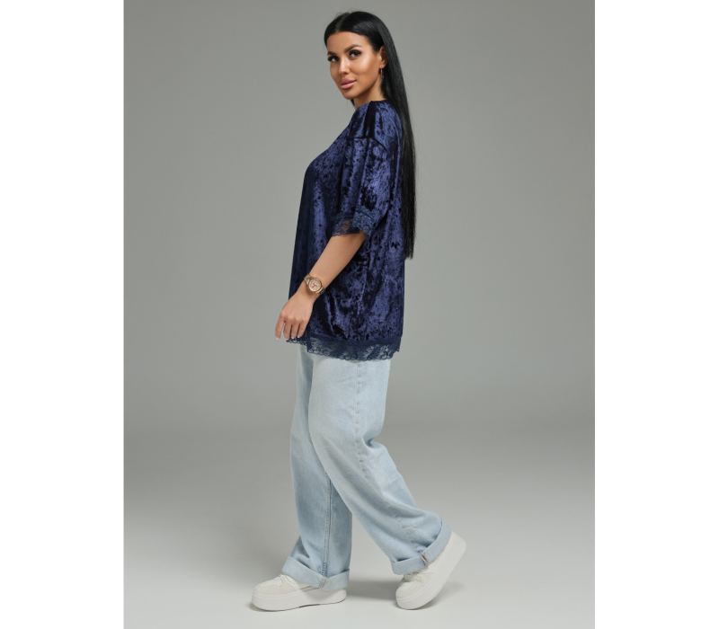 Андреа футболка женская (синий)