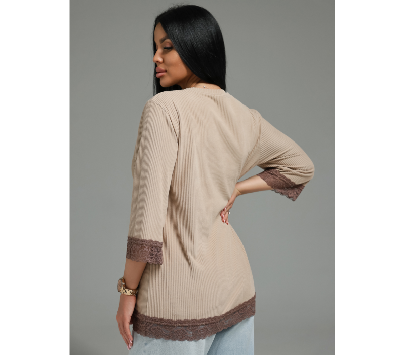 Богемия футболка женская (бежевый)