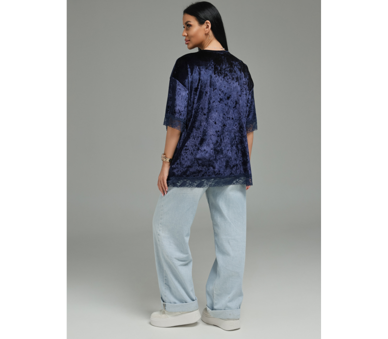 Андреа футболка женская (синий)