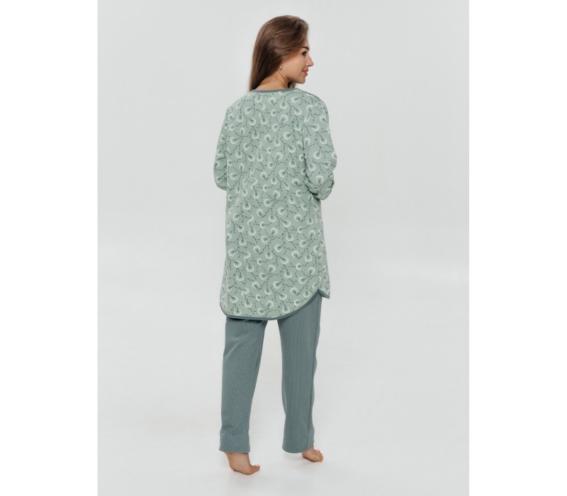 Лурдес пижама женская (зеленый)