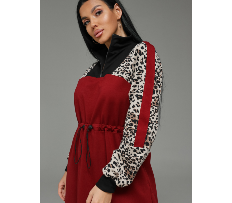 Луиза платье женское (бордо)