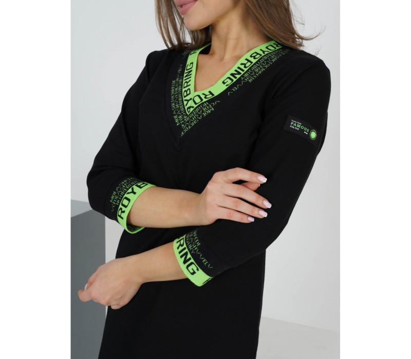 Гламур платье женское (зеленый)
