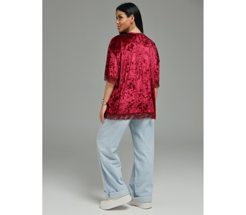 Андреа футболка женская (бордо)