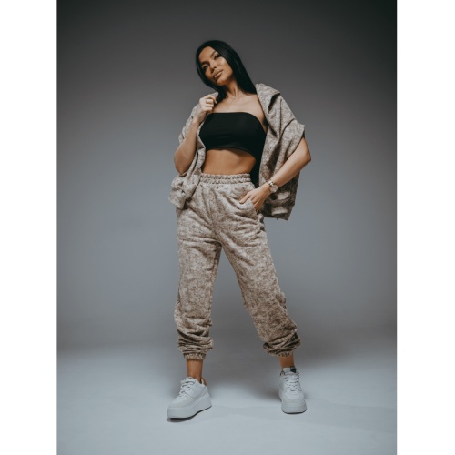 Стиль брюки женские (бежевый варенка)