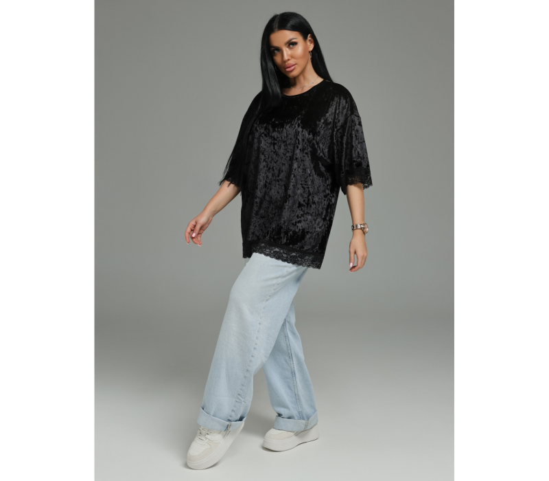 Андреа футболка женская (черный)