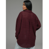 Стелла рубашка женская (бордо)