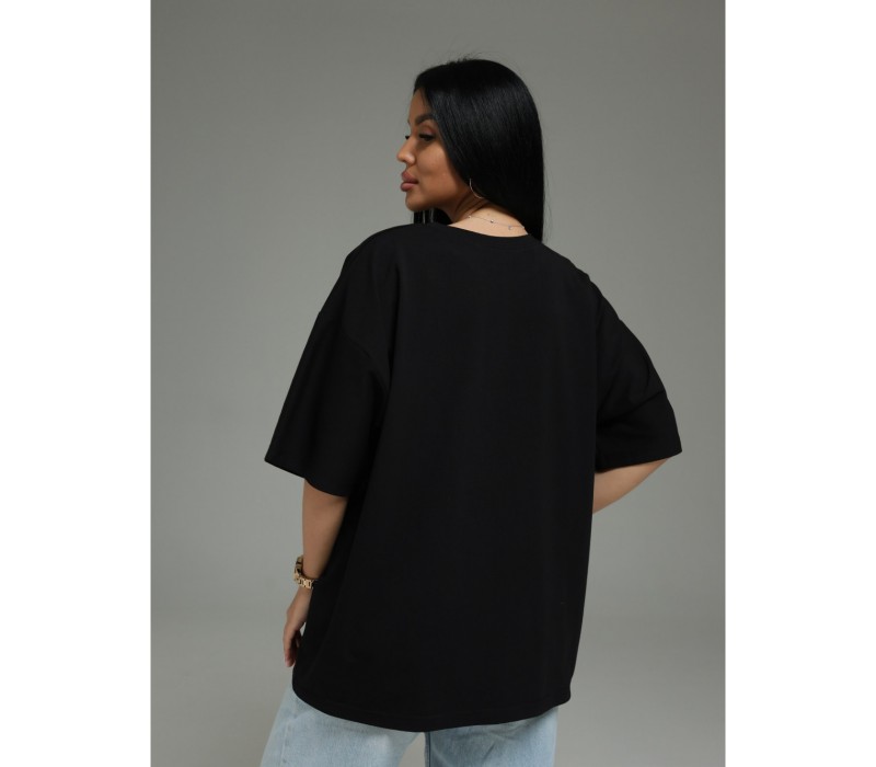 Анита-3 футболка женская (черный)