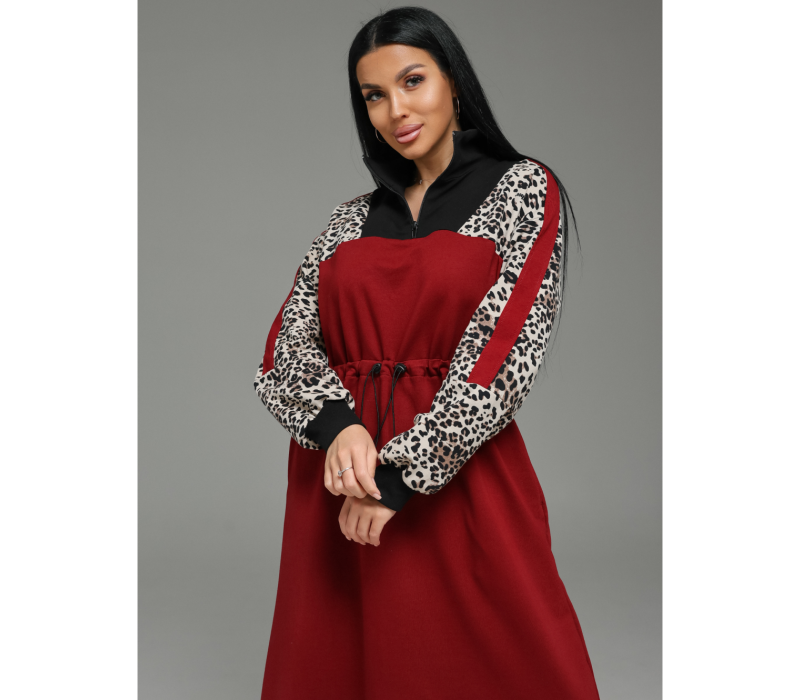 Луиза платье женское (бордо)