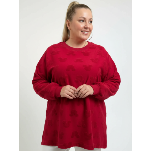 Ребека свитшот женский (махра Микки бордо)