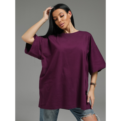 Анита-2 футболка женская (баклажан)