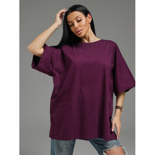 Анита-2 футболка женская (баклажан)